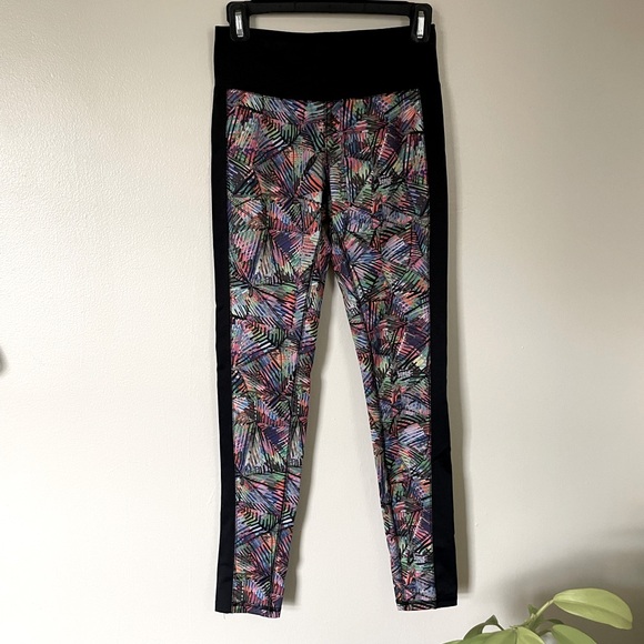Mossimo | Black Colorful Leggings | Size Small - Picture 1 of 7